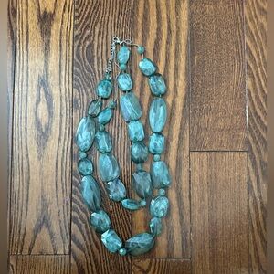 Elegant Green Beaded Necklace